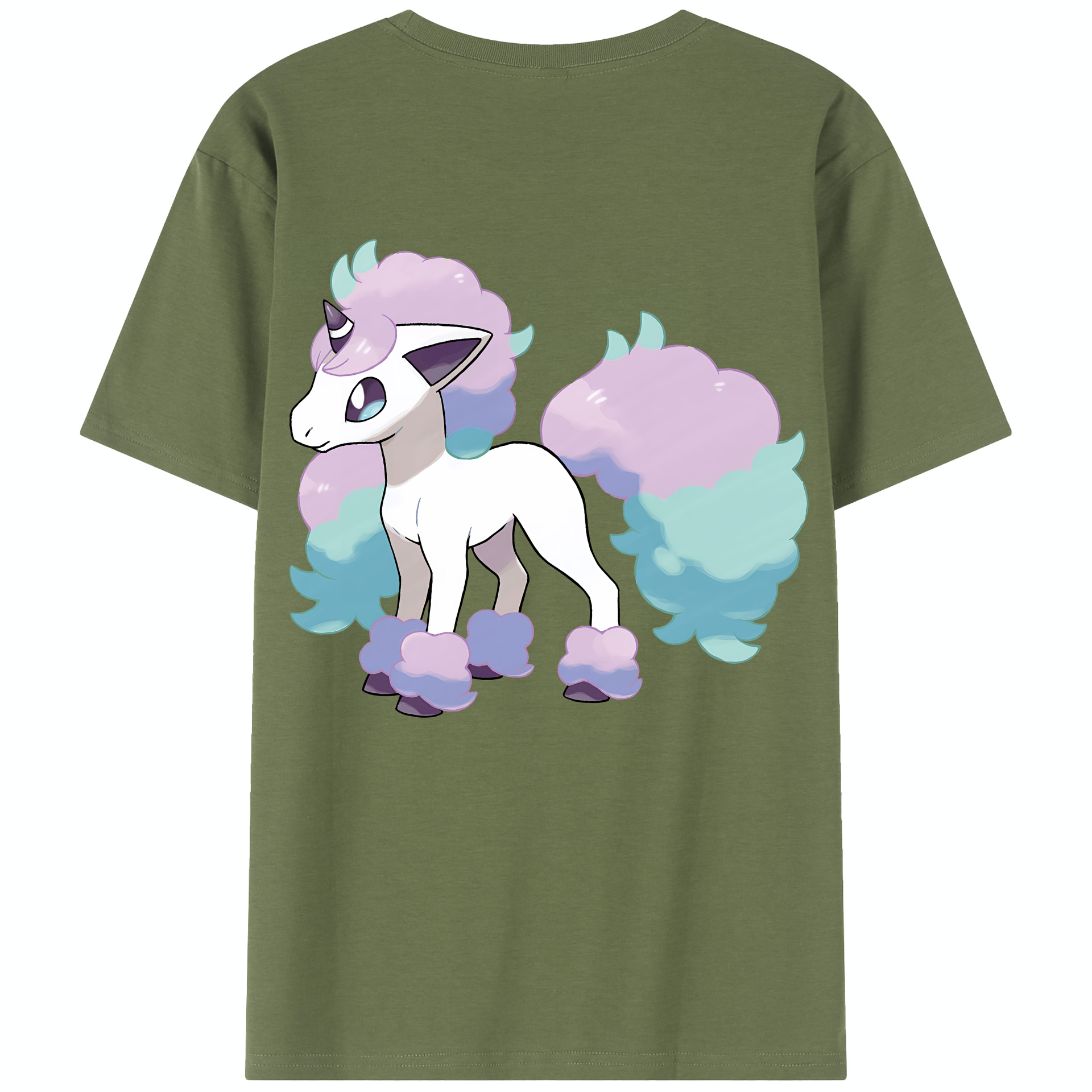 （画像用） ポケットモンスター Pokémon 綿100％半袖Tシャツ（背面プリント）